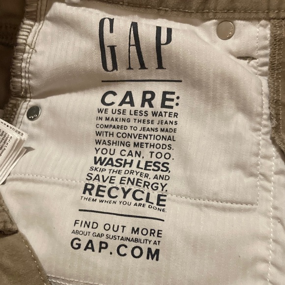GAP Women's High Rise Jeans - Tan Vintage Slim - Picture 6 of 10